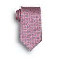 Pink Ellison Bay Woven Polyester Tie